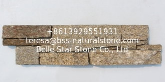 China Yellow Granite Z Stone Cladding Natural Stone Panel Cemented Culture Stone Veneer Thick Ledgestone supplier